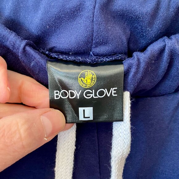 Body Glove Size Large Navy Blue Sweatpants Joggers Loungewear PJs - Picture 4 of 8